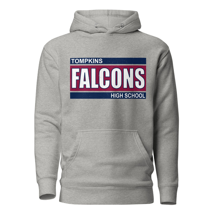 Tompkins High School Falcons Grey Premium Unisex Hoodie 098