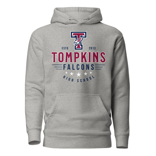 Tompkins High School Falcons Grey Premium Unisex Hoodie 217