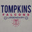 Close-up view of Tompkins High School Falcons Grey Premium Unisex Hoodie 003