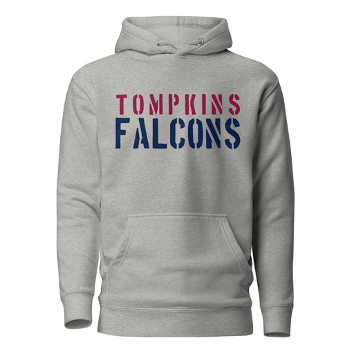 Tompkins High School Falcons Grey Premium Unisex Hoodie 017