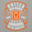 Close-up view of United High School Longhorns Grey Premium Unisex Hoodie 207