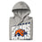 Neatly folded view of Bridgeland High School Bears Premium Grey Hoodie 223