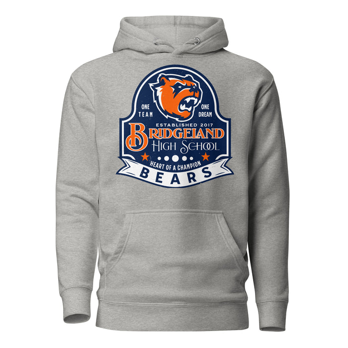 Bridgeland High School Bears Premium Grey Hoodie 219