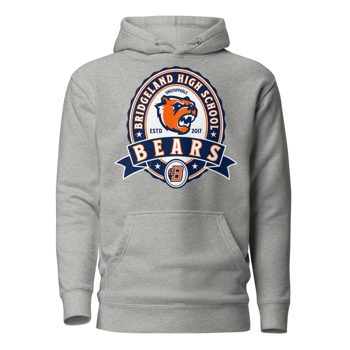 Bridgeland High School Bears Premium Grey Hoodie 212