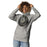 Woman wearing Conroe High School Tigers Carbon Grey Premium Unisex Hoodie 222