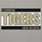 Close-up view of Conroe High School Tigers Carbon Grey Premium Unisex Hoodie 098