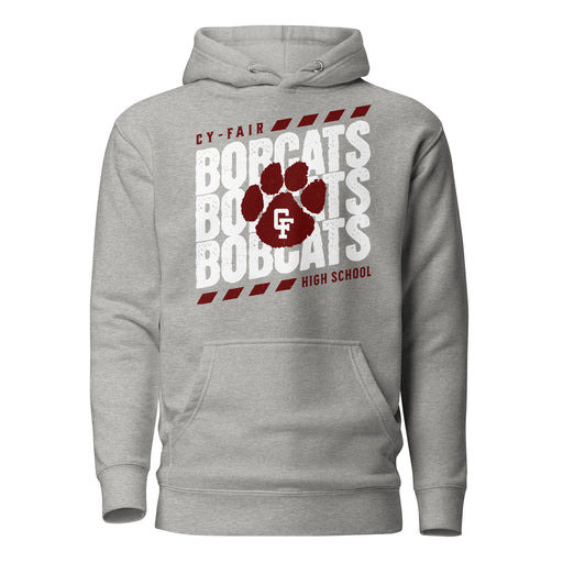 Cy-Fair High School Bobcats Carbon Grey Premium Unisex Hoodie 223