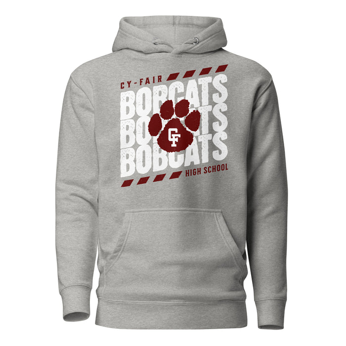 Cy-Fair High School Bobcats Carbon Grey Premium Unisex Hoodie 223