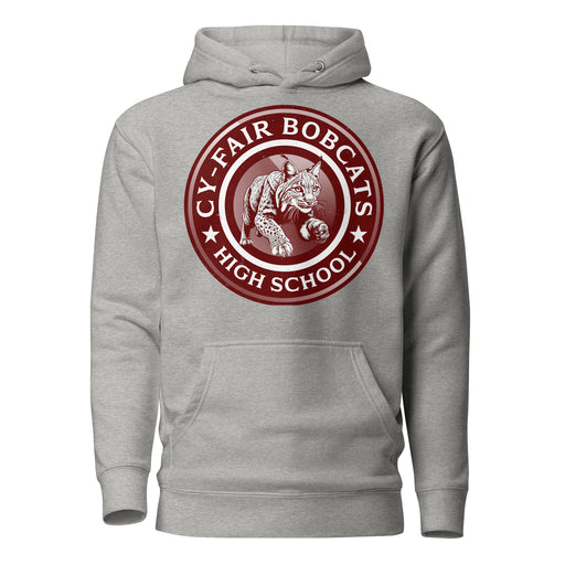Cy-Fair High School Bobcats Carbon Grey Premium Unisex Hoodie 222