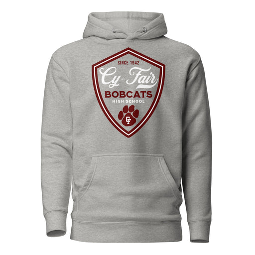 Cy-Fair High School Bobcats Carbon Grey Premium Unisex Hoodie 225