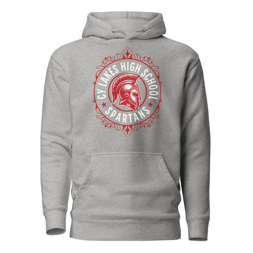Cypress Lakes High School Spartans Heather Grey Premium Unisex Hoodie 227