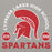 Close-up view of Cypress Lakes High School Spartans Heather Grey Premium Unisex Hoodie 208