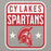 Close-up view of Cypress Lakes High School Spartans Heather Grey Premium Unisex Hoodie 001
