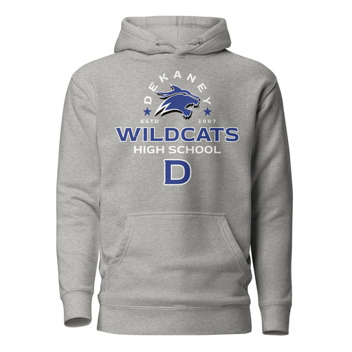 Dekaney High School Wildcats Heather Grey Premium Unisex Hoodie 222