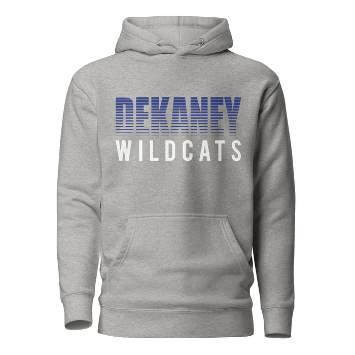 Dekaney High School Wildcats Heather Grey Premium Unisex Hoodie 024