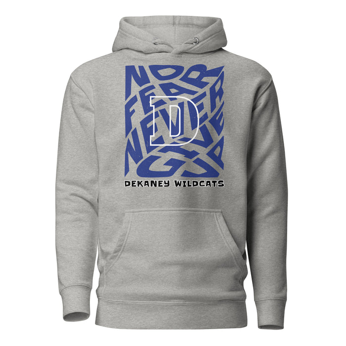 Dekaney High School Wildcats Heather Grey Premium Unisex Hoodie 236