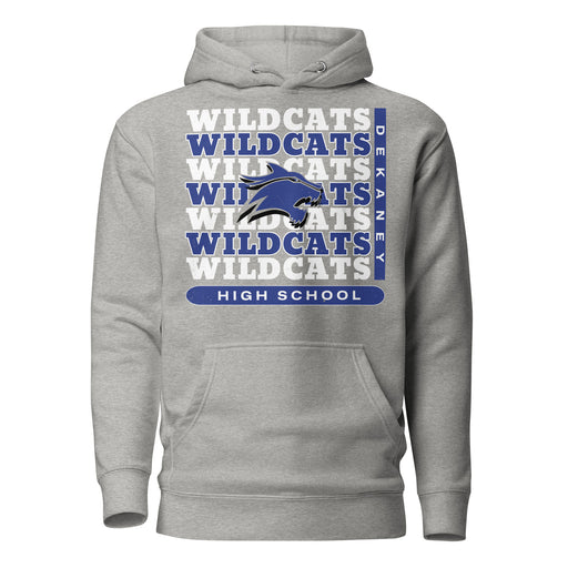 Dekaney High School Wildcats Heather Grey Premium Unisex Hoodie 235