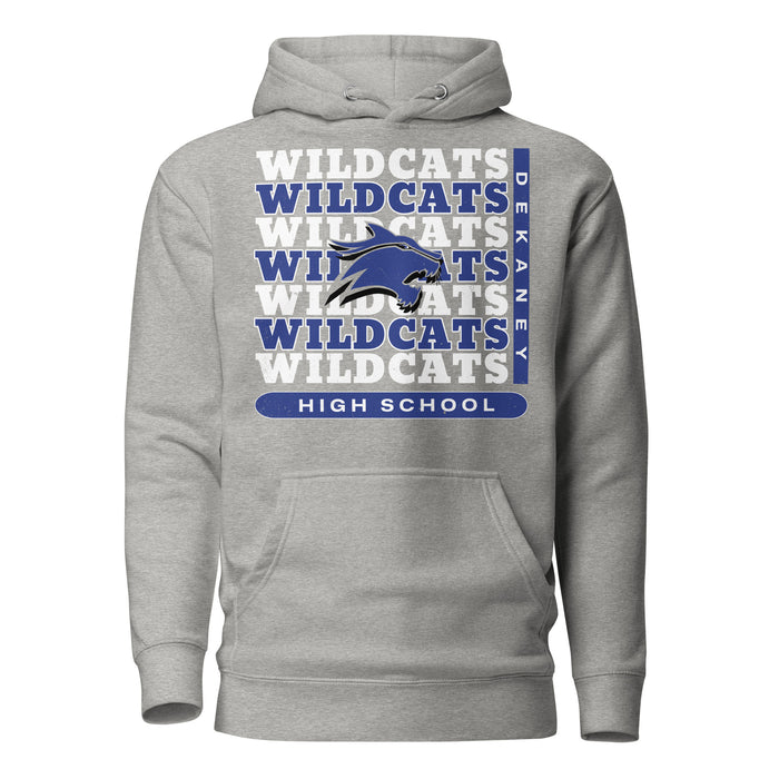Dekaney High School Wildcats Heather Grey Premium Unisex Hoodie 235