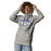 Woman wearing Dekaney High School Wildcats Heather Grey Premium Unisex Hoodie 009