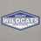 Close-up view of Dekaney High School Wildcats Heather Grey Premium Unisex Hoodie 009