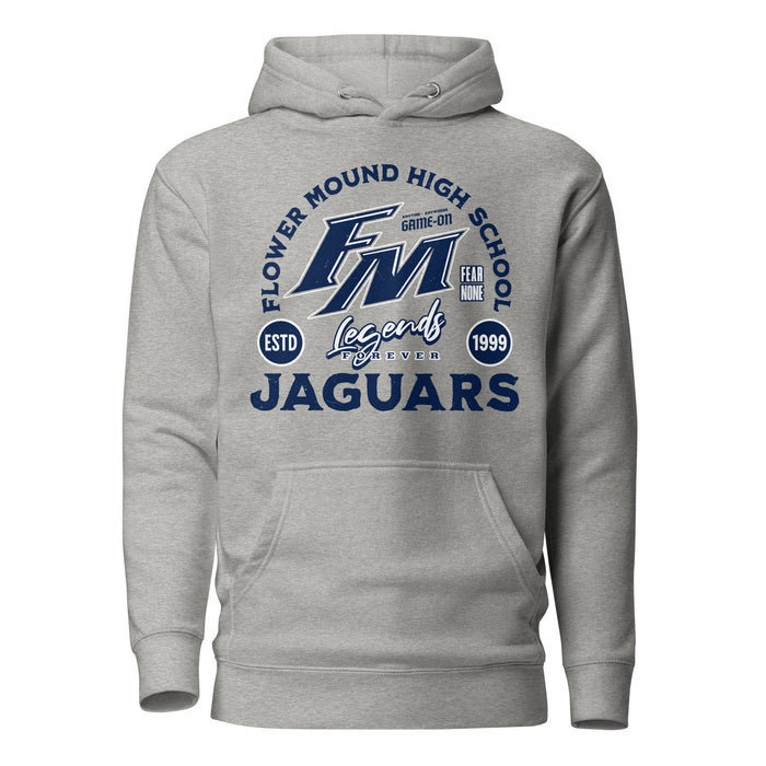 Flower Mound High School Jaguars Carbon Grey Premium Hoodie 208
