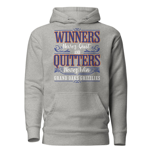 Grand Oaks High School Grizzlies Carbon Grey Premium Unisex Hoodie 237