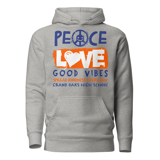 Grand Oaks High School Grizzlies Carbon Grey Premium Unisex Hoodie 240