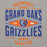 Close-up view of Grand Oaks High School Grizzlies Carbon Grey Premium Unisex Hoodie 210