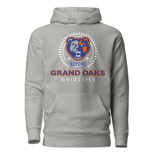 Grand Oaks High School Grizzlies Carbon Grey Premium Unisex Hoodie 226