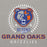 Close-up view of Grand Oaks High School Grizzlies Carbon Grey Premium Unisex Hoodie 226