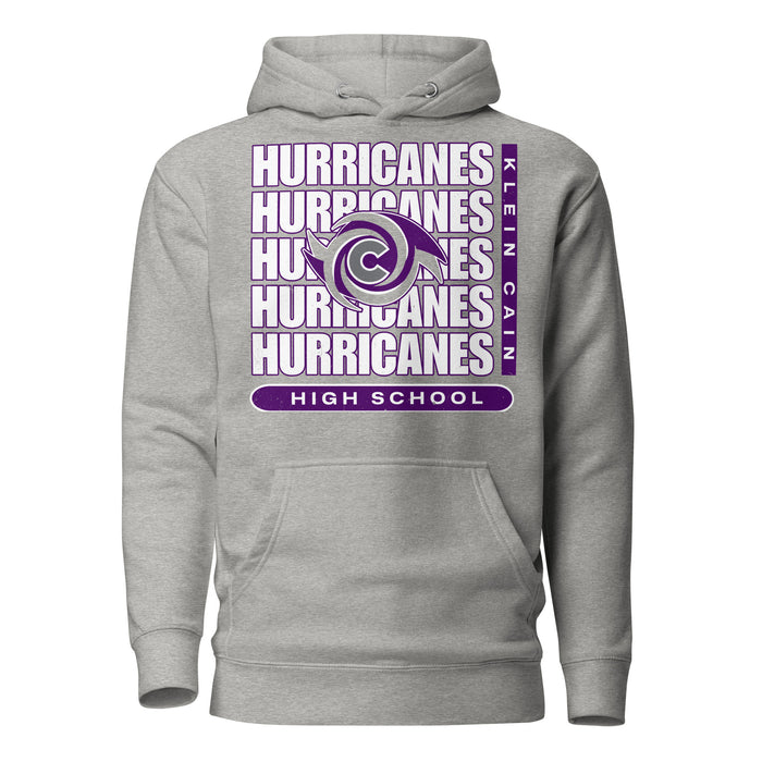Klein Cain High School Hurricanes Carbon Grey Premium Unisex Hoodie 235