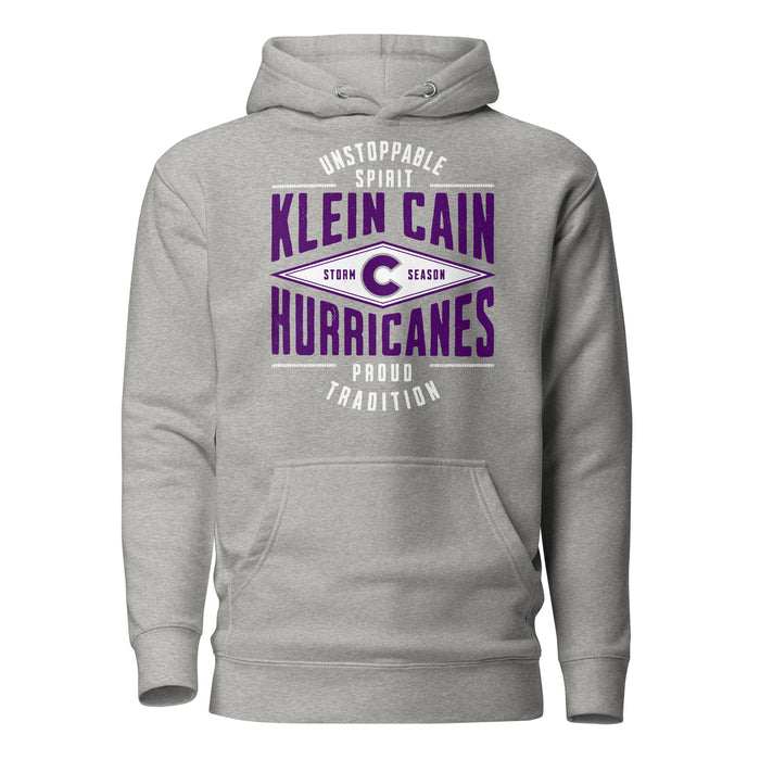 Klein Cain High School Hurricanes Carbon Grey Premium Unisex Hoodie 210