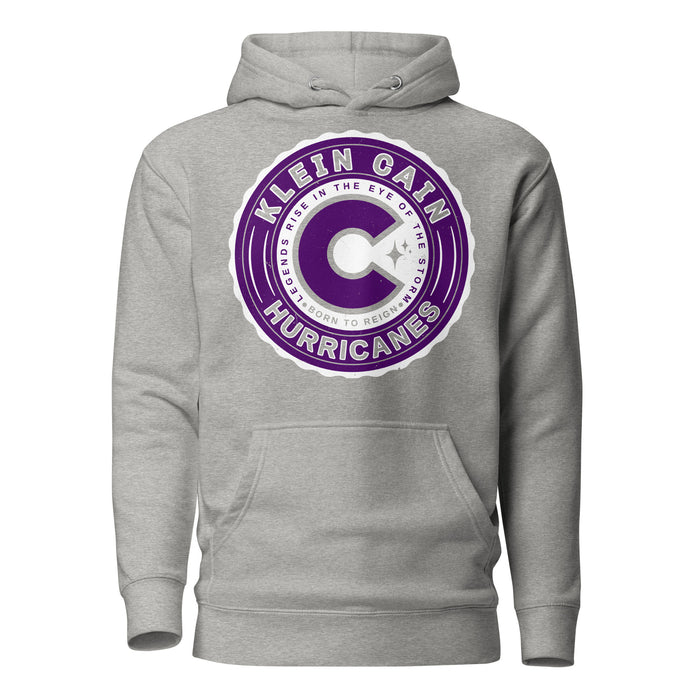 Klein Cain High School Hurricanes Carbon Grey Premium Unisex Hoodie 216