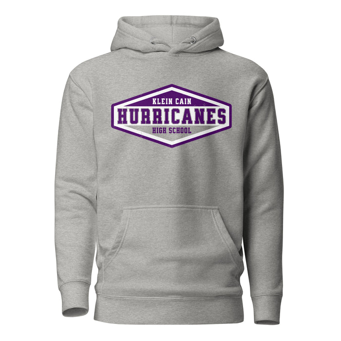 Klein Cain High School Hurricanes Carbon Grey Premium Unisex Hoodie 009