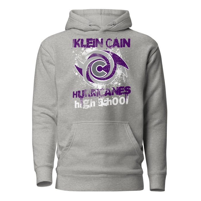 Klein Cain High School Hurricanes Carbon Grey Premium Unisex Hoodie 205