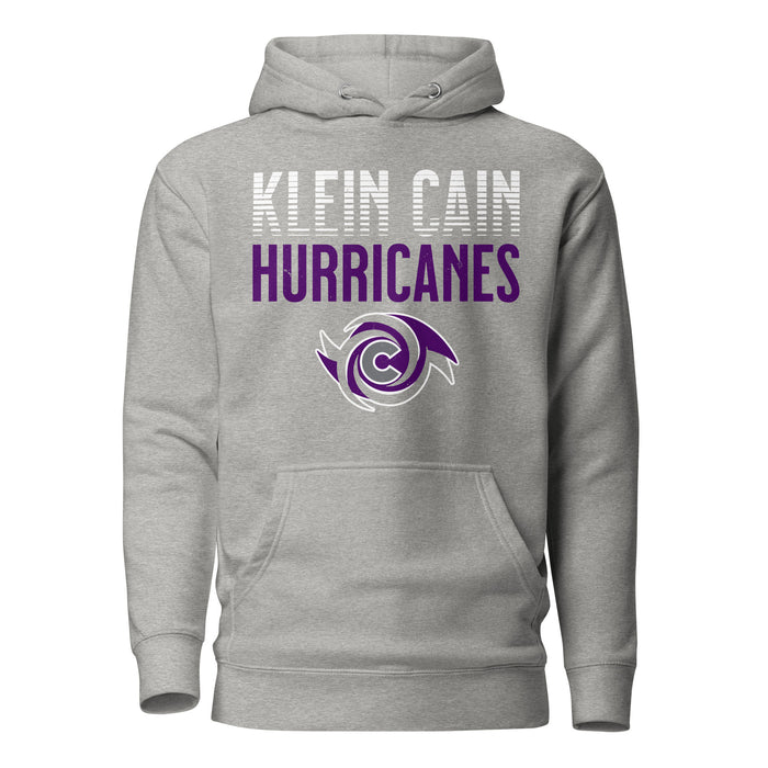 Klein Cain High School Hurricanes Carbon Grey Premium Unisex Hoodie 024