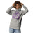 Woman wearing Klein Cain High School Hurricanes Carbon Grey Premium Unisex Hoodie 208
