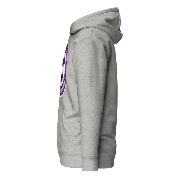 Side view of Klein Cain High School Hurricanes Carbon Grey Premium Unisex Hoodie 216