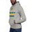 Man wearing a Klein Forest High School Premium Unisex Carbon Grey Hoodie 23