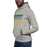 Man wearing a Klein Forest High School Premium Unisex Carbon Grey Hoodie 24