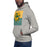 Man wearing a Klein Forest High School Premium Unisex Carbon Grey Hoodie 27