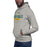 Man wearing a Klein Forest High School Premium Unisex Carbon Grey Hoodie 44