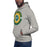 Man wearing a Klein Forest High School Premium Unisex Carbon Grey Hoodie 30