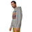 Man wearing a Bridgeland High School Bears Premium Carbon Grey Hoodie 86