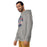 Man wearing a Allen High School Eagles Premium Carbon Grey Hoodie 213