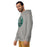 Man wearing Reagan High School Rattlers Premium Carbon Grey Hoodie 215