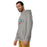 Man wearing The Woodlands High School Highlanders Carbon Grey Premium Unisex Hoodie 009