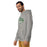 Man wearing Cypress Falls High School Eagles Heather Grey Premium Unisex Hoodie 009