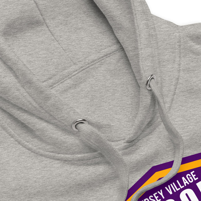 Jersey Village Falcons Premium Grey Hoodie - Design 14