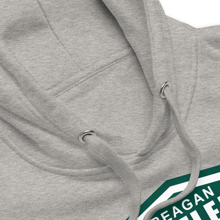 Reagan High School Rattlers Premium Carbon Grey Hoodie 14